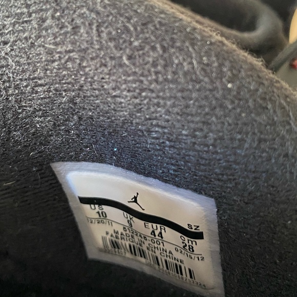 ๐ฅ Nike Air Jordan Son Of Mars Mid Low Bred Black Athletic Suede SZ 10!!!!! ๐ฑ - Picture 9 of 16